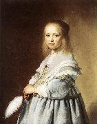 VERSPRONCK, Jan Cornelisz Girl in a Blue Dress wer china oil painting artist
